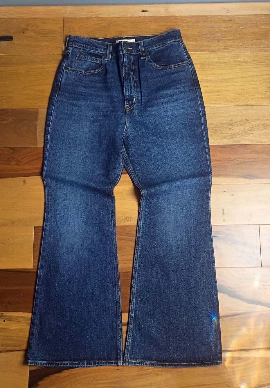 Levi's 70s High-Rise Flare Jeans Dark Wash Denim